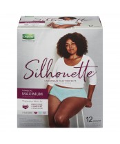Depend Silhouette Maximum Absorbency Incontinence Underwear for Women L/XL